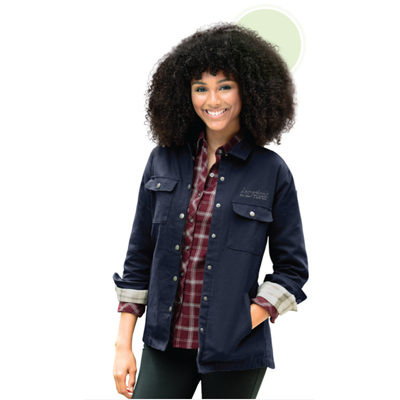 women's denim shacket