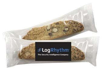 individually wrapped biscotti with custom label