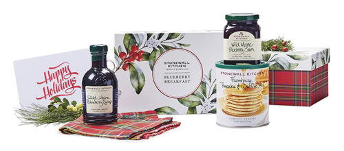 Stonewall Kitchen Holiday Blueberry Breakfast Gift Set