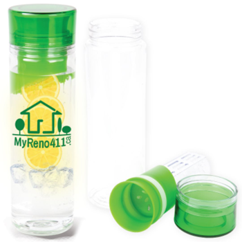 ChicTritan Infuser water bottle with custom logo