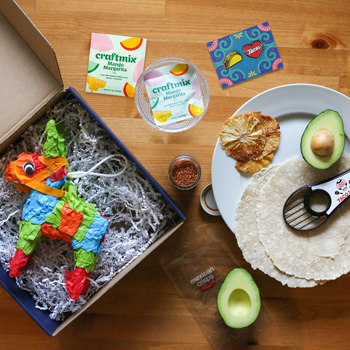 Fiesta Kit with mini pinata, margarita mix and more