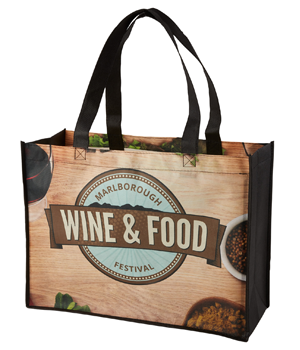 branded non-woven shopping tote