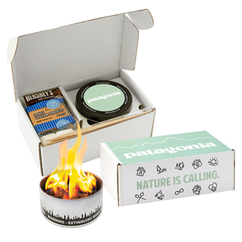 City Bonfires s'mores gift set with custom box