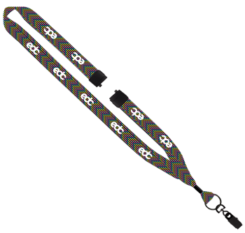 Dye-Sublimated Lanyard with metal crimp