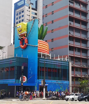 Burker King Brazil SpongeBob flagship restaurant